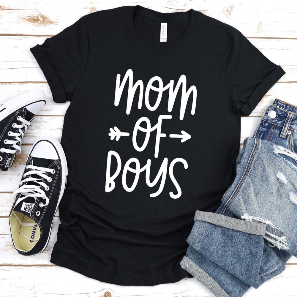 Mom of boys?girls  t-shirts